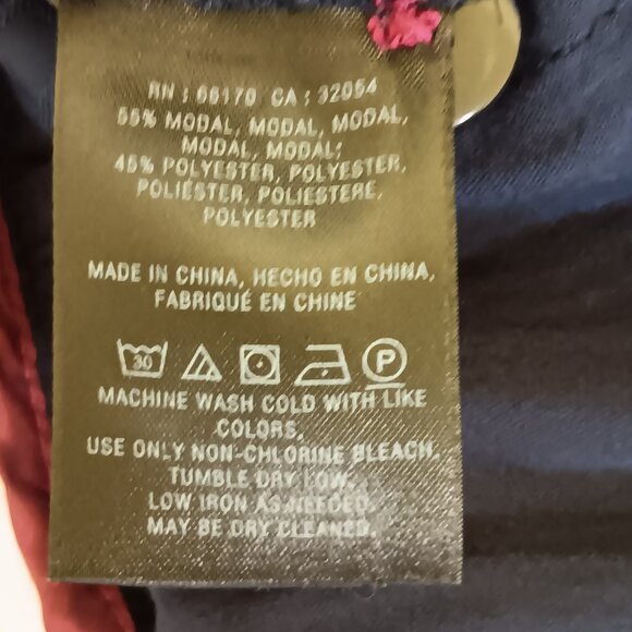 Ett Twa Anthropologie Women's Navy Blue Floral James Tie-Waist Jumpsuit Size 0 - Picture 14 of 16